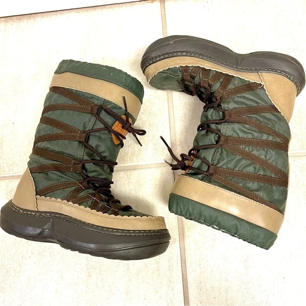ALDO FLORENDAY Winter Boots Womens Fleece Lined Siesta green brown size 6 Canada